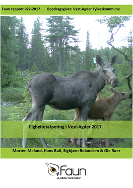 Elgbeitetaksering I Vest-Agder 2017