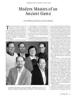 Modern Masters of an Ancient Game
