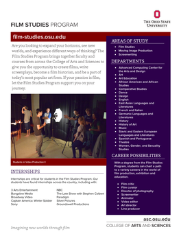 Film Studies Program