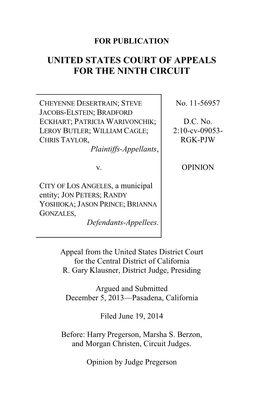 Desertrain V. City of Los Angeles