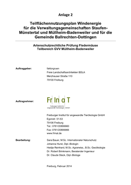 Münstertal Und Müllheim-Badenweiler Und Für Die Gemeinde Ballrechten-Dottingen