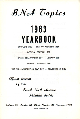 Yearbook Officers 253 - List of Members 254