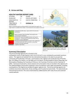 8-Arrow and Dog BCA Regional Unit Background Chapter