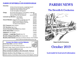 PARISH NEWS October 2019