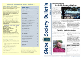 Glebe Society Bulletin 2012 Issue 05