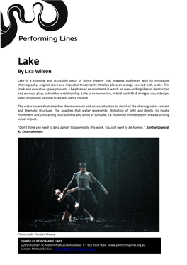 Lake by Lisa Wilson