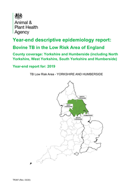 Yorkshire and Humberside (LRA) Year-End Report 2019