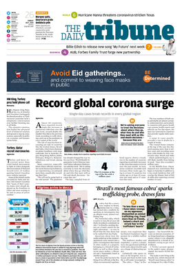 Record Global Corona Surge