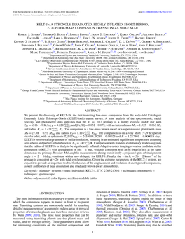 KELT-1B: a STRONGLY IRRADIATED, HIGHLY INFLATED, SHORT PERIOD, 27 JUPITER-MASS COMPANION TRANSITING a MID-F STAR