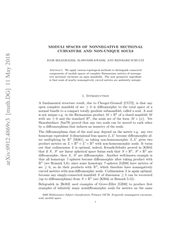 Moduli Spaces of Nonnegative Sectional Curvature and Non-Unique