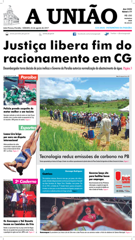 Tecnologia Reduz Emissões De Carbono Na PB