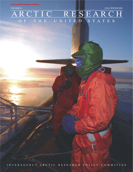 NSF 05-21, Arctic Research in The