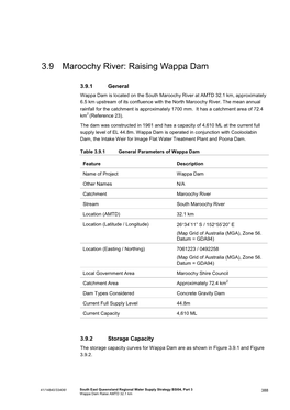 Raising Wappa Dam