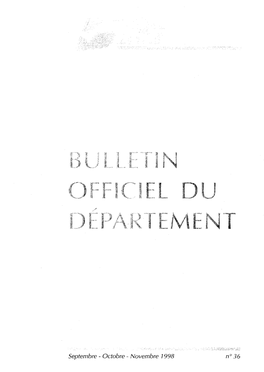 Bulletin Officiel Du Département Des Landes