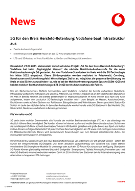 5G Für Den Kreis Hersfeld-Rotenburg