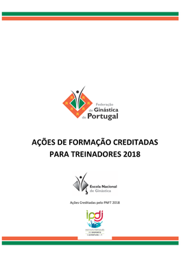 Ações De Formação Creditadas Para Treinadores 2018