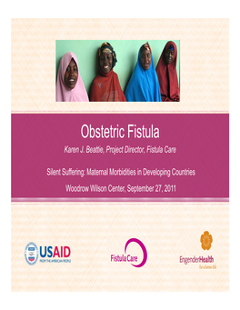 Obstetric Fistula Karen J