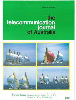 The Telecommunication Journal of Australia Vol 36 No 2 1986