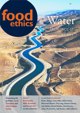 Ethics Water the Ethics of Efficiency