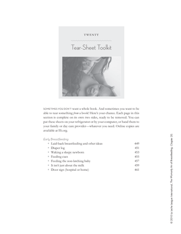 Tear- Sheet Toolkit