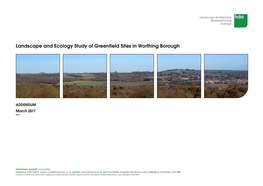 Landscape Ecology Study Addendum