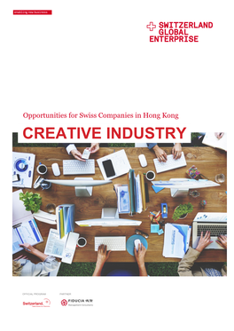 Opportunities for Swiss Companies in Hong Kong – Creative Industry Pdf