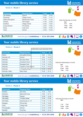 Mobile Library A