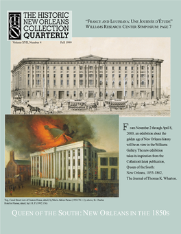 Queen of the South:New Orleans in the 1850S