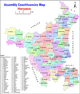 Assembly Constituencies Map ± 2 - Panchkula1 - Kalka Haryana H