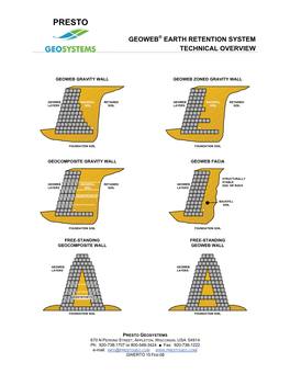 Geoweb Earth Retention Technical Overview