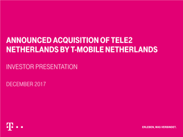 T-Mobile Netherlands Tele2