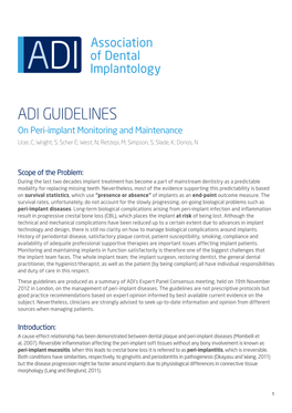 Implant Diseases