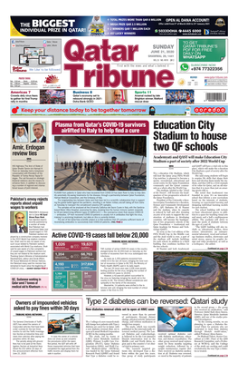 Education City Stadium to House Two QF Schools