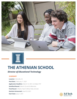 Athenian Director of Educational Technology