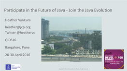 Join the Java Evolution