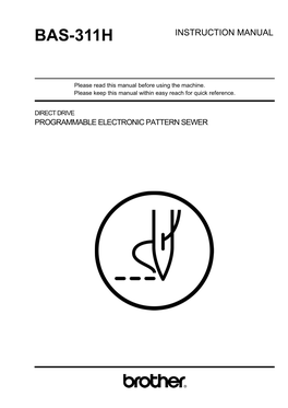 Bas-311H Instruction Manual