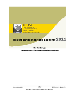 Report on the Manitoba Economy 2011