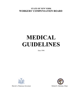 1996 Medical Impairment Guidelines