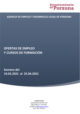 Ofertas De Empleo Y Cursos De Formación