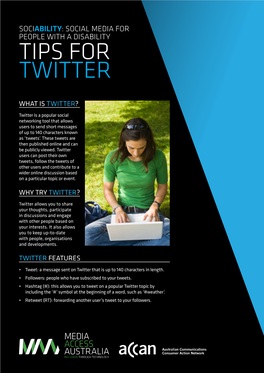 Sociability: Tips for Twitter