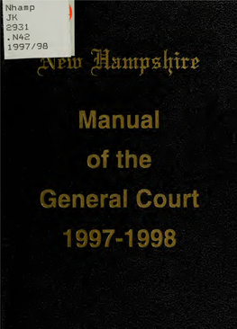 Manual of the New Hampshire General Court, 1997