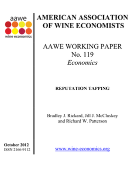 AAWE Working Paper No. 119 – Economics
