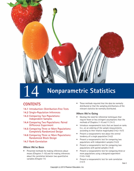 Nonparametric Statistics