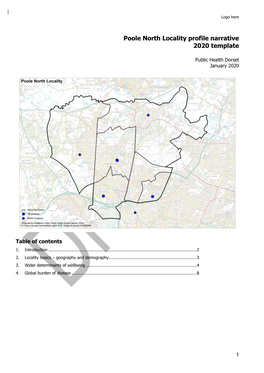 Poole North Locality Profile Narrative 2020 Template