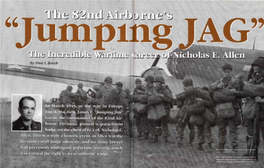 "Jumping JAG", the Incredible Wartime Career of Nicholas E. Allen