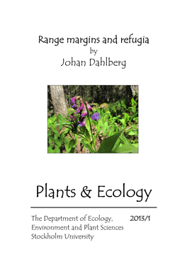 Plants & Ecology