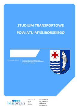 Studium Transportowe Powiatu Myśliborskiego
