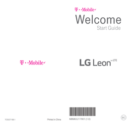 Lg Leon Lte H345 Quick Start Guide