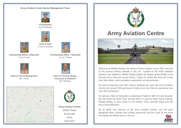 Army Aviation Centre Senior Management Team