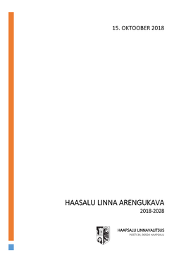 Haasalu Linna Arengukava 2018-2028